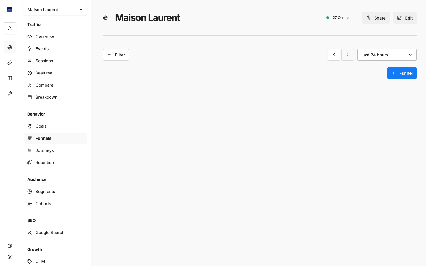 WebMetrics Screenshot